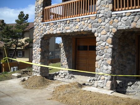 Neatly Exposed Footings