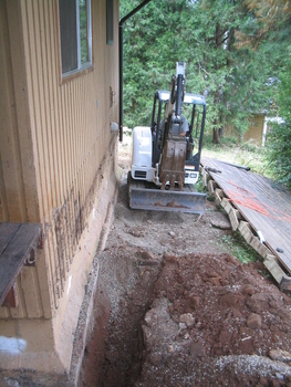 Excavating For Install